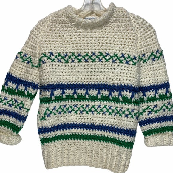 Handmade Flaherty Imports Chunky Knit Sweater - Picture 1 of 3